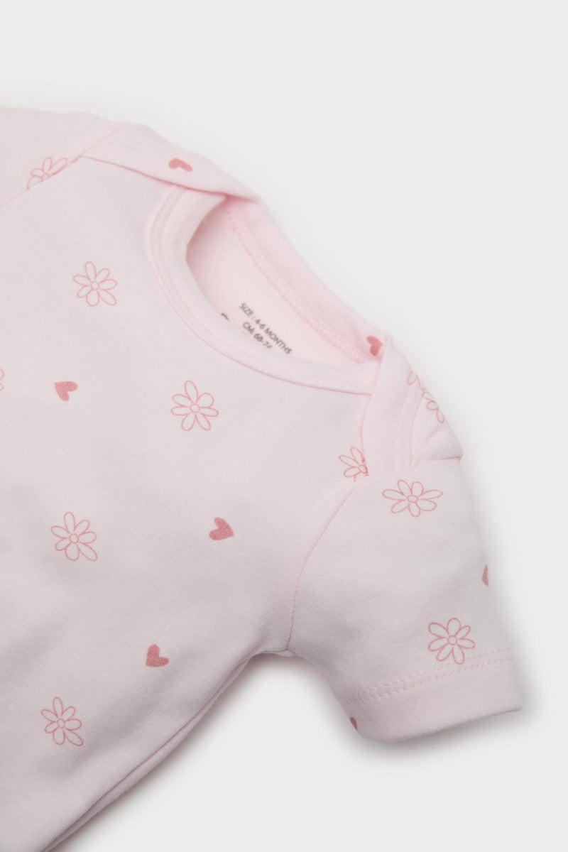 ديفاكتو طقم بناتي قصة عادية - 4 قطع - Image 3